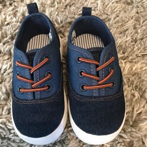 Blue jean shoes